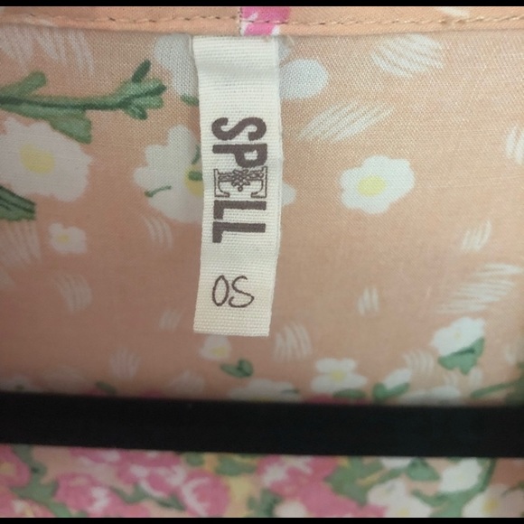 SOLD.  Spell & The Gypsy Peach Sundancer Short Kimono OS - Picture 6 of 11